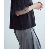 チュールスリーブTシャツ | VENCE share style【WOMEN】 | 詳細画像23