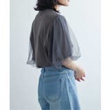 チュールスリーブTシャツ | VENCE share style【WOMEN】 | 詳細画像26