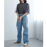 チュールスリーブTシャツ | VENCE share style【WOMEN】 | 詳細画像30
