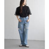 チュールスリーブTシャツ | VENCE share style【WOMEN】 | 詳細画像38 