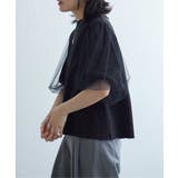 チュールスリーブTシャツ | VENCE share style【WOMEN】 | 詳細画像1