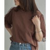 チュールスリーブTシャツ | VENCE share style【WOMEN】 | 詳細画像48 