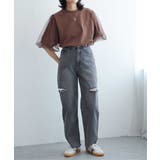 チュールスリーブTシャツ | VENCE share style【WOMEN】 | 詳細画像53 