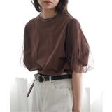 チュールスリーブTシャツ | VENCE share style【WOMEN】 | 詳細画像59 