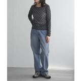 シアーリボンフロッキープルオーバー | VENCE share style【WOMEN】 | 詳細画像9 