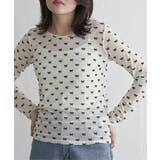 シアーリボンフロッキープルオーバー | VENCE share style【WOMEN】 | 詳細画像13 