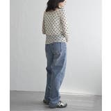 シアーリボンフロッキープルオーバー | VENCE share style【WOMEN】 | 詳細画像18 