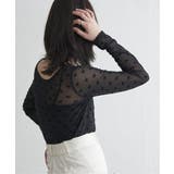 シアーリボンフロッキープルオーバー | VENCE share style【WOMEN】 | 詳細画像3 