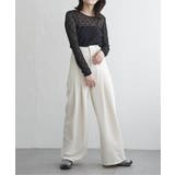 シアーリボンフロッキープルオーバー | VENCE share style【WOMEN】 | 詳細画像4 