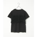 天竺チュールフリルビスチェ見えTシャツ | VENCE share style【WOMEN】 | 詳細画像21 