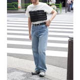 天竺チュールフリルビスチェ見えTシャツ | VENCE share style【WOMEN】 | 詳細画像4 