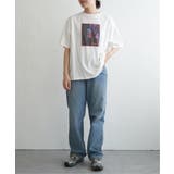 綿天竺フォトハリツケTシャツ | VENCE share style【WOMEN】 | 詳細画像18 