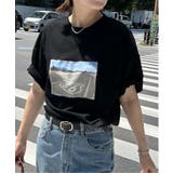 綿天竺フォトハリツケTシャツ | VENCE share style【WOMEN】 | 詳細画像2 