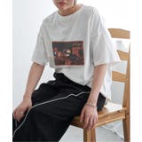 綿天竺フォトハリツケTシャツ | VENCE share style【WOMEN】 | 詳細画像4 