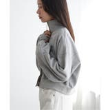 裏毛ショートブルゾン | VENCE share style【WOMEN】 | 詳細画像11 