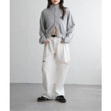 裏毛ショートブルゾン | VENCE share style【WOMEN】 | 詳細画像13 