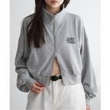 ライトグレー | 裏毛ショートブルゾン | VENCE share style【WOMEN】