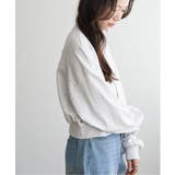 裏毛ショートブルゾン | VENCE share style【WOMEN】 | 詳細画像4 