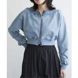 【セットアップ対応】ケミカルオフショルスウェットジップ | VENCE share style【WOMEN】 | 詳細画像8 