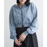 ブルーケイ | 【セットアップ対応】ケミカルオフショルスウェットジップ | VENCE share style【WOMEN】