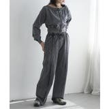 【セットアップ対応】ケミカルオフショルスウェットジップ | VENCE share style【WOMEN】 | 詳細画像3 