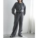 【セットアップ対応】ケミカルオフショルスウェットジップ | VENCE share style【WOMEN】 | 詳細画像4 