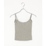 グレー | バックオープンドットブラトップ | VENCE share style【WOMEN】