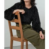ブラック | カットフェザーショートプルオーバー | VENCE share style【WOMEN】
