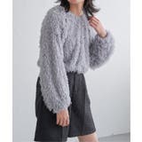 グレー | カットフェザーショートプルオーバー | VENCE share style【WOMEN】