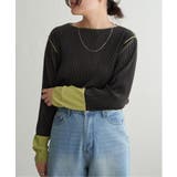 プリーツ加工配色袖トップス | VENCE share style【WOMEN】 | 詳細画像11 