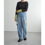 プリーツ加工配色袖トップス | VENCE share style【WOMEN】 | 詳細画像13 