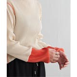 プリーツ加工配色袖トップス | VENCE share style【WOMEN】 | 詳細画像16 