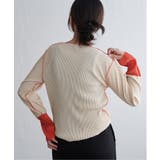 プリーツ加工配色袖トップス | VENCE share style【WOMEN】 | 詳細画像18 