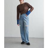 プリーツ加工配色袖トップス | VENCE share style【WOMEN】 | 詳細画像23 