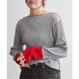 プリーツ加工配色袖トップス | VENCE share style【WOMEN】 | 詳細画像2 