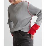 プリーツ加工配色袖トップス | VENCE share style【WOMEN】 | 詳細画像3 