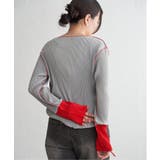 プリーツ加工配色袖トップス | VENCE share style【WOMEN】 | 詳細画像5 