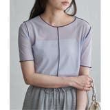 シアーメロウ配色トップス | VENCE share style【WOMEN】 | 詳細画像20 