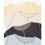 シアーメロウ配色トップス | VENCE share style【WOMEN】 | 詳細画像31 