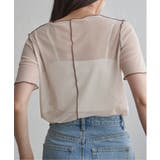 シアーメロウ配色トップス | VENCE share style【WOMEN】 | 詳細画像4 