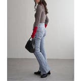 クールクール12Gリブ配色プルオーバー | VENCE share style【WOMEN】 | 詳細画像7 