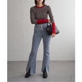 クールクール12Gリブ配色プルオーバー | VENCE share style【WOMEN】 | 詳細画像9 