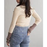 クールクール12Gリブ配色プルオーバー | VENCE share style【WOMEN】 | 詳細画像20 