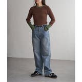 クールクール12Gリブ配色プルオーバー | VENCE share style【WOMEN】 | 詳細画像28 