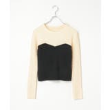 ウールライクビスチェ見え配色プルオーバー | VENCE share style【WOMEN】 | 詳細画像21 