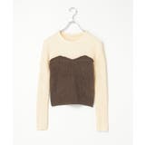 ウールライクビスチェ見え配色プルオーバー | VENCE share style【WOMEN】 | 詳細画像22 