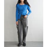 【2点セット】レーヨンポリネックデザインリブカーディガン | VENCE share style【WOMEN】 | 詳細画像13