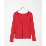 【2点セット】レーヨンポリネックデザインリブカーディガン | VENCE share style【WOMEN】 | 詳細画像29