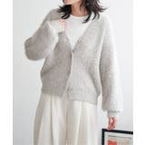 グレージュ | ラメシャギーカーディガン | VENCE share style【WOMEN】