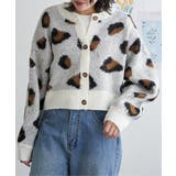 ヒョウ柄ショートガーディガン | VENCE share style【WOMEN】 | 詳細画像10
